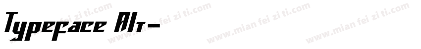 Typeface Alt字体转换